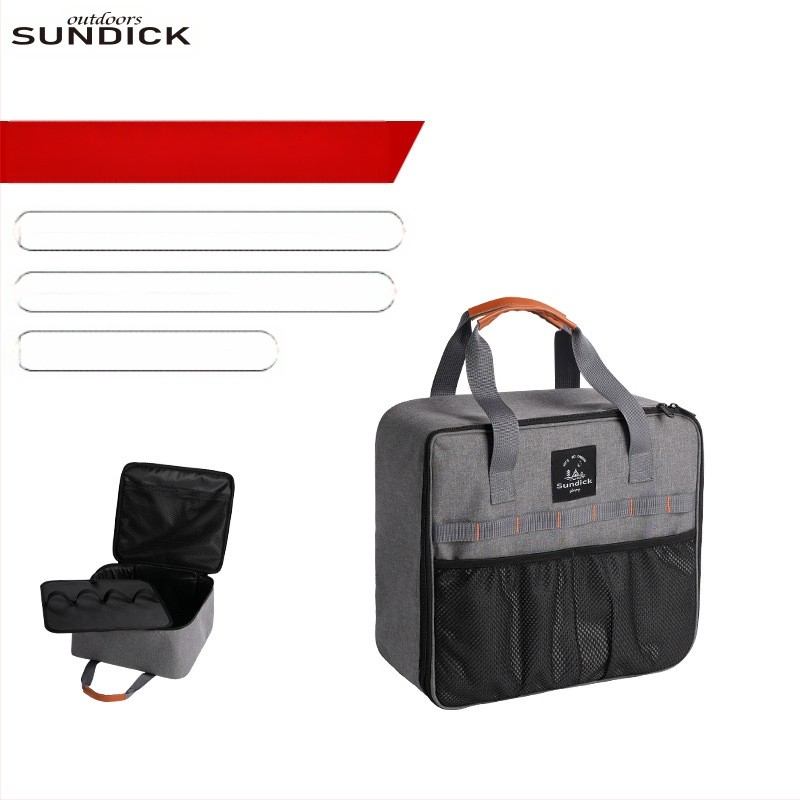 Mountain Guest Lauko Kempingo Dėžė Stalo Įrankių ir Dujų Balionų Saugojimui, Atspari Smūgiams, Sulankstomas Dizainas, 320 Kationinio Audinio