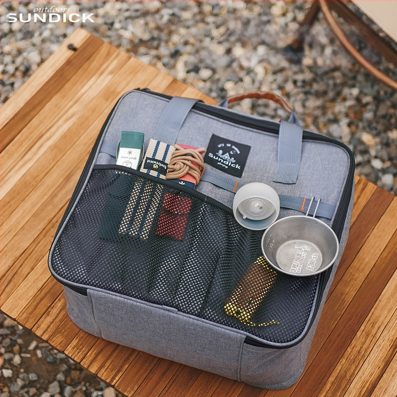 Mountain Guest Lauko Kempingo Dėžė Stalo Įrankių ir Dujų Balionų Saugojimui, Atspari Smūgiams, Sulankstomas Dizainas, 320 Kationinio Audinio