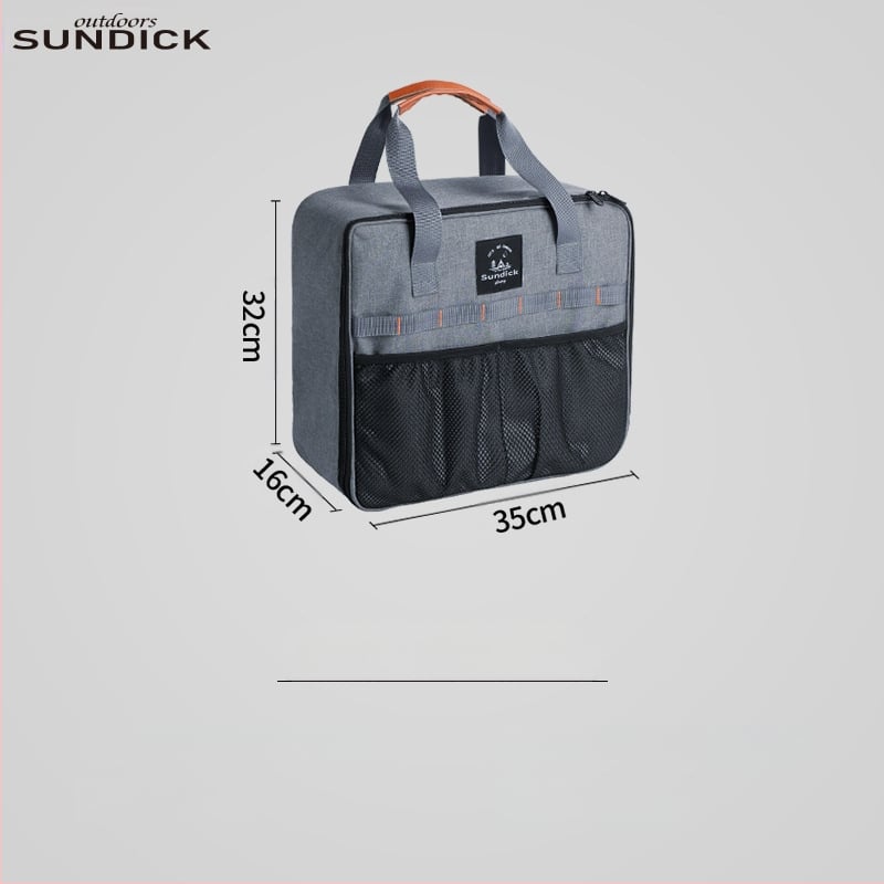 Mountain Guest Lauko Kempingo Dėžė Stalo Įrankių ir Dujų Balionų Saugojimui, Atspari Smūgiams, Sulankstomas Dizainas, 320 Kationinio Audinio