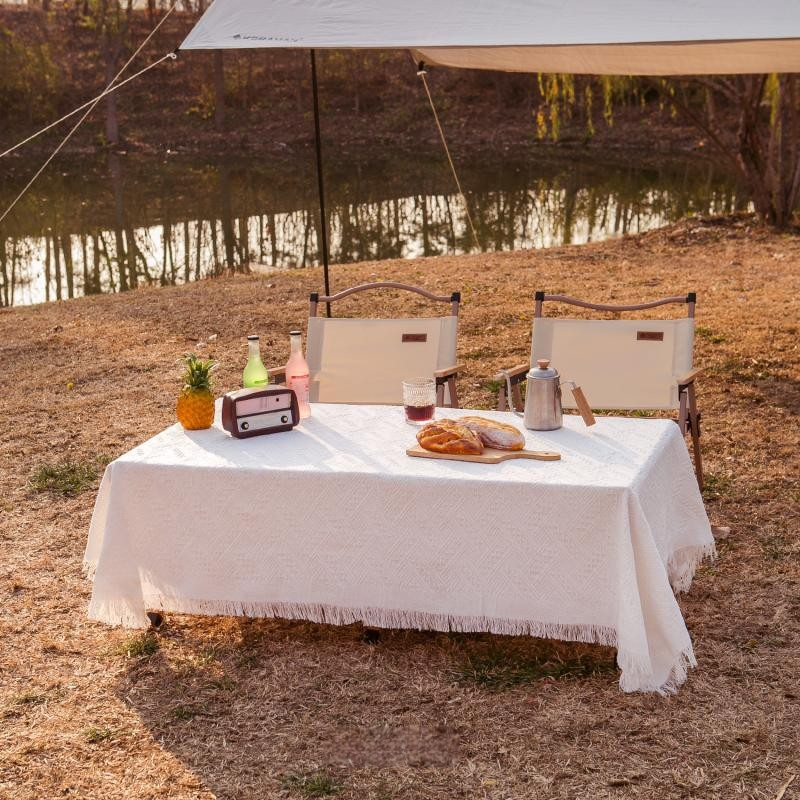 Подложка за маса - памук и лен, семпъл модерен стил, едноцветна