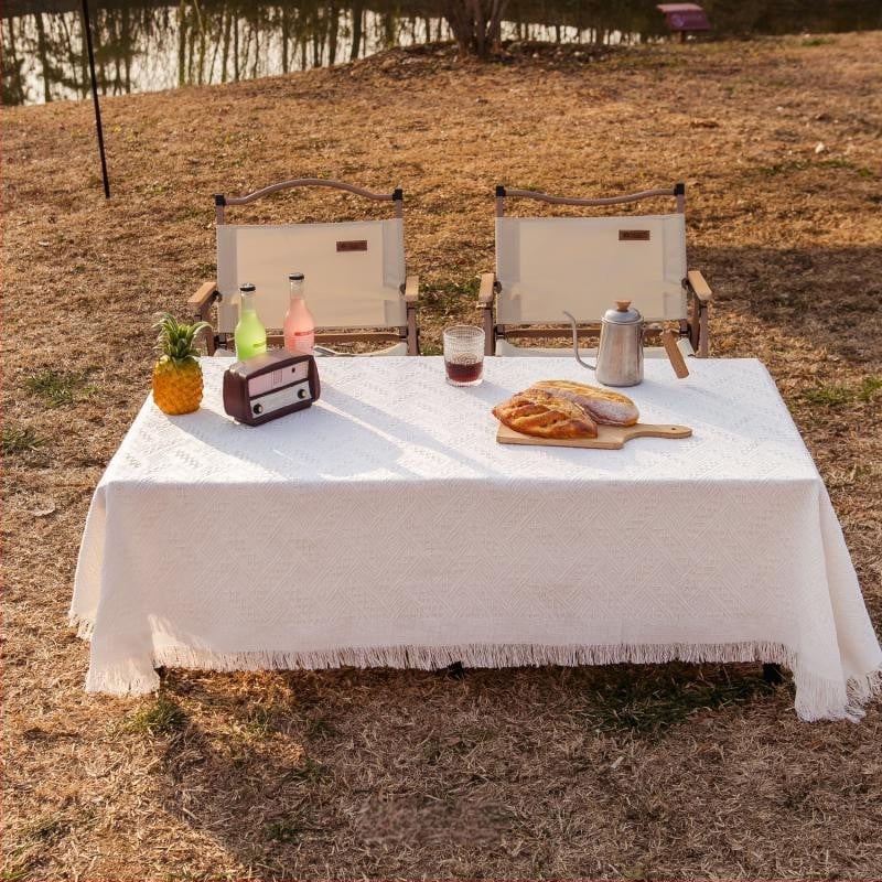 Подложка за маса - памук и лен, семпъл модерен стил, едноцветна