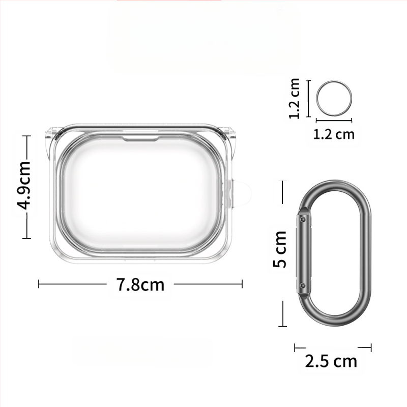 TPU προστατευτική σκληρή θήκη για Nothing Ear(A) Bluetooth ακουστικά — ανθεκτική σε πτώσεις, ανθεκτική στη σκόνη, φορητή αποθήκευση, κατασκευή με έγχυση, προσαρμοζόμενη