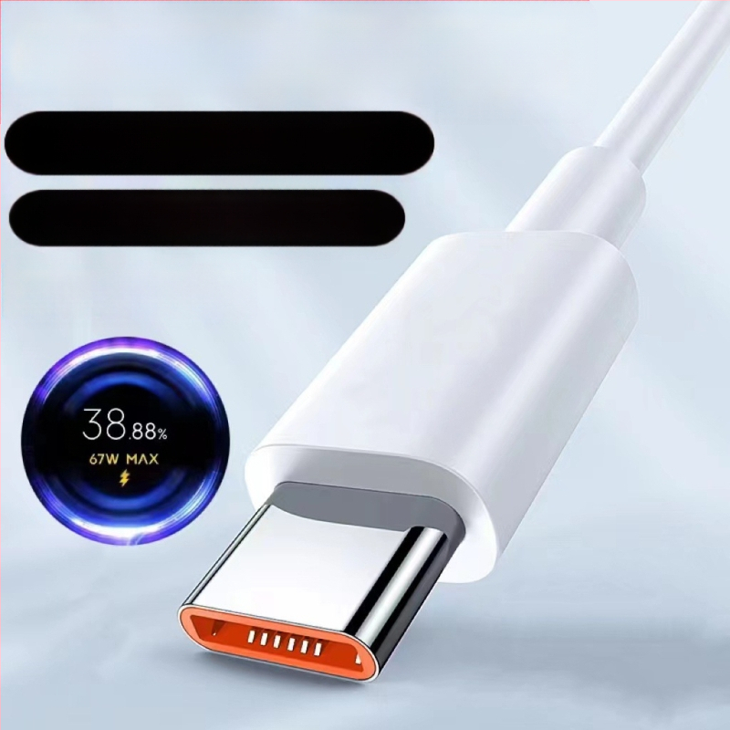 Заряден кабел USB Type-C и Micro USB, бързо зареждане (67W макс, PVC, единичен конектор)