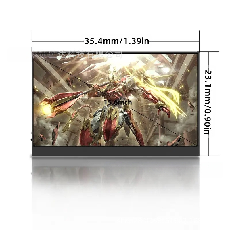 Φορητός HDR IPS οθόνη για παιχνίδια – 1080P, USB/HDMI ήχος, 16:10 αναλογία