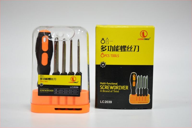 3 dalių veržliaraktų rinkinys: magnetinis, izoliuotas, iš anglies plieno; dviejų galų su Philips/plokščiu atsuktuvais ir Torx bit (Modelis 01)