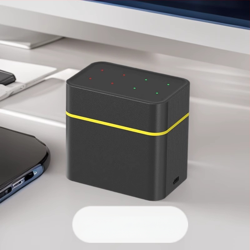 Умно зарядно за батерии AA с 8 гнезда, Type-C порт, вход 5V/2A, изход 5V DC 2A