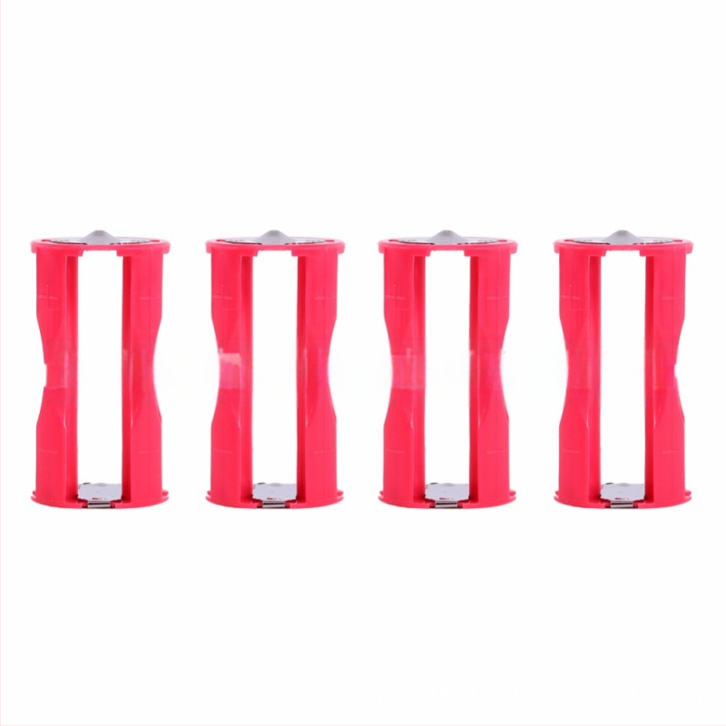 Батериен адаптер-барел 1.5V, от No.7 към No.2, четири AAA клетки паралелно, 4 секции, изход C-тип