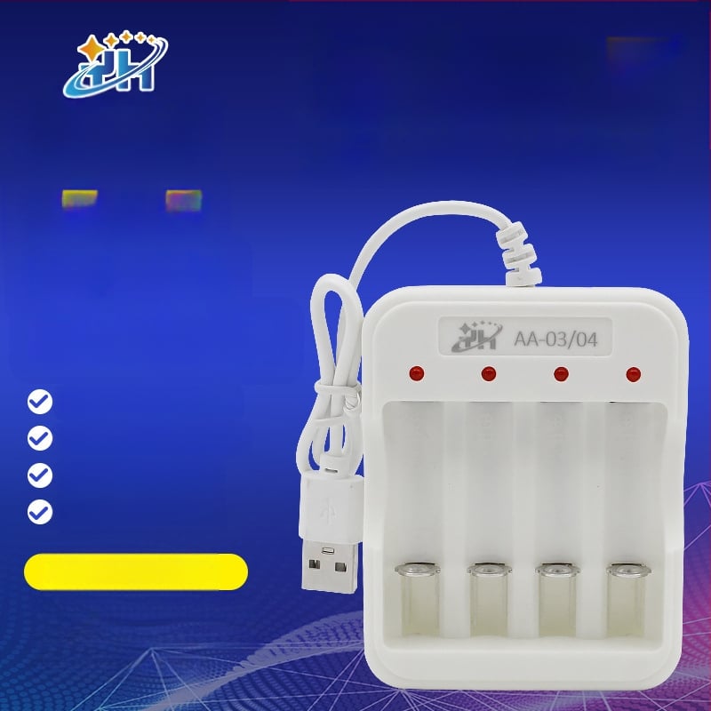 Зарядно за батерии No.5/7 0904, вход 5V 1–2A, изход 1.2V 0.25A, CE сертифициран