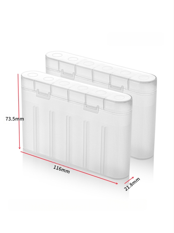 Кутия за батерии 18650, 6 отделения, пластмасова кутия със защитна платка, Yixuan