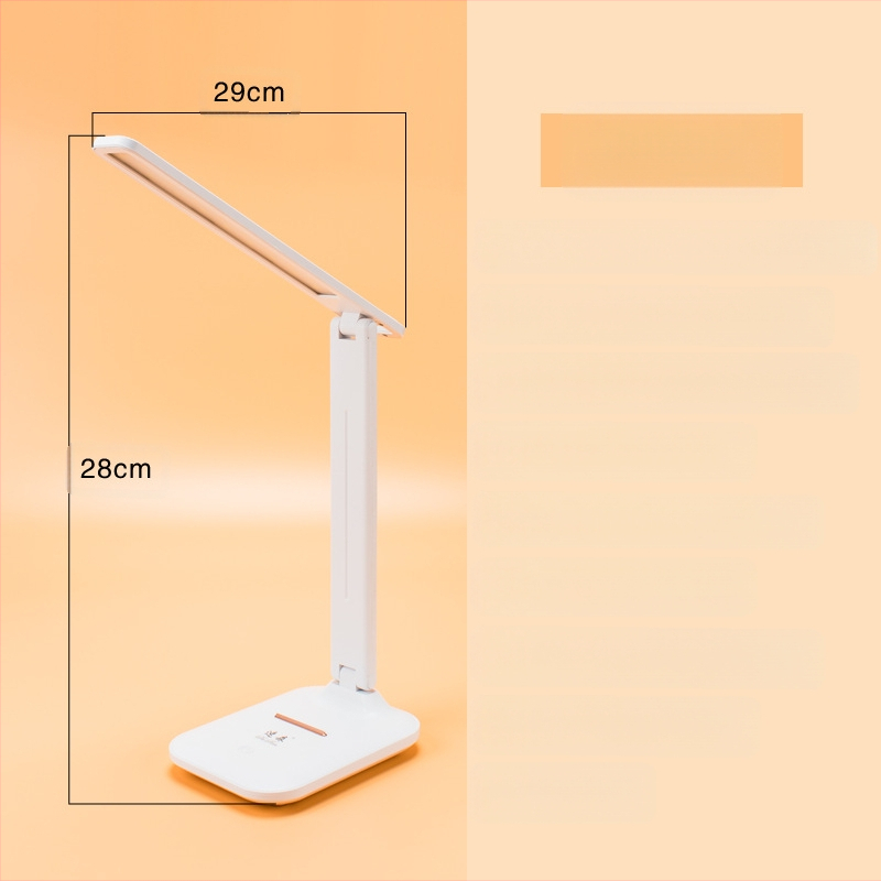 Αναδιπλούμενο LED φωτιστικό γραφείου με αφής ρύθμιση φωτεινότητας, προστασία ματιών για ανάγνωση και μελέτη, τροφοδοσία USB, λειτουργίες νυχτερινής, μάθησης και περιβαλλοντικού φωτισμού