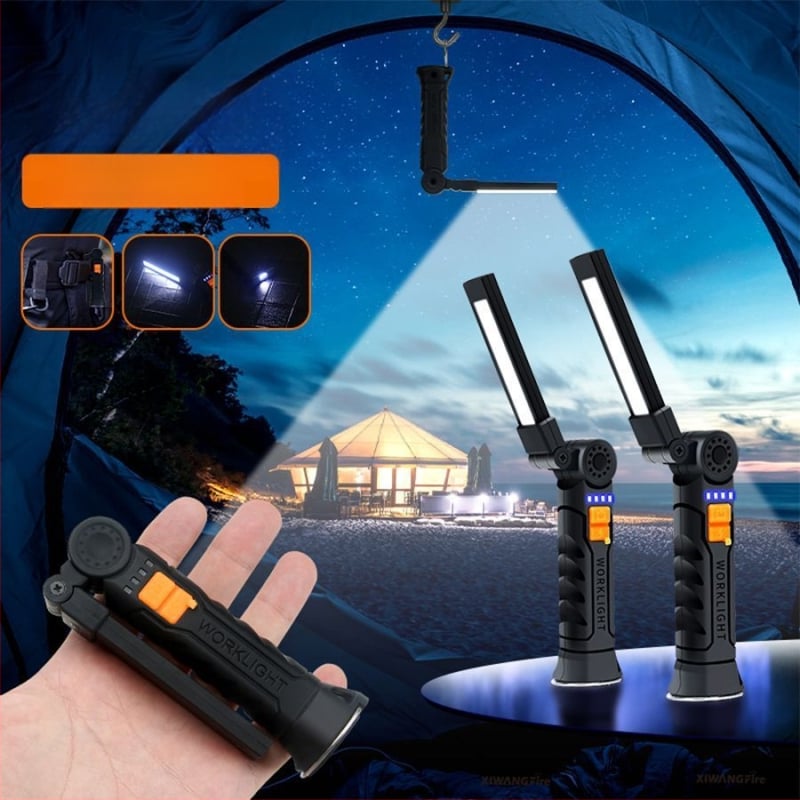 Φως εργασίας – πολυλειτουργικό αναδιπλούμενο φορητό φως σκηνής με μαγνητικό LED για υπαίθρια χρήση και επισκευή αυτοκινήτων