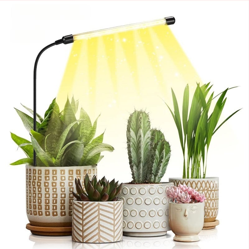 USB LED augalų augimui lemputei, įėjimo įtampa 5V, 20 LED, 540 lm, IP44, aliuminio lydinio korpusas