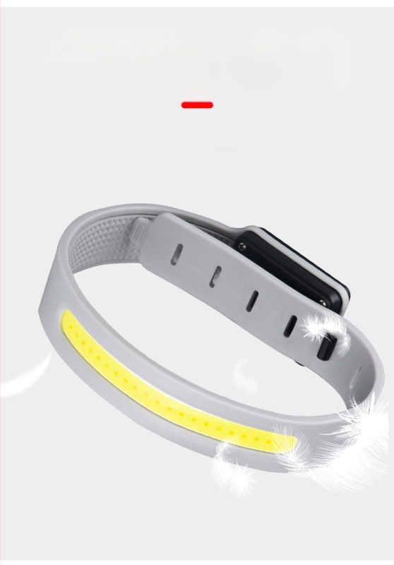 Външна преносима COB светлина за бягане, Type-C зареждане, LED, 5V, 1W, бутонен превключвател