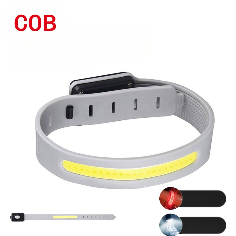 Външна преносима COB светлина за бягане, Type-C зареждане, LED, 5V, 1W, бутонен превключвател