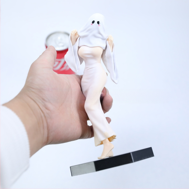 PVC призрачна бюро фигура за Хелоуин, несглобяема, мрежеста опаковка, 14+ играчка, подходяща за възрастни