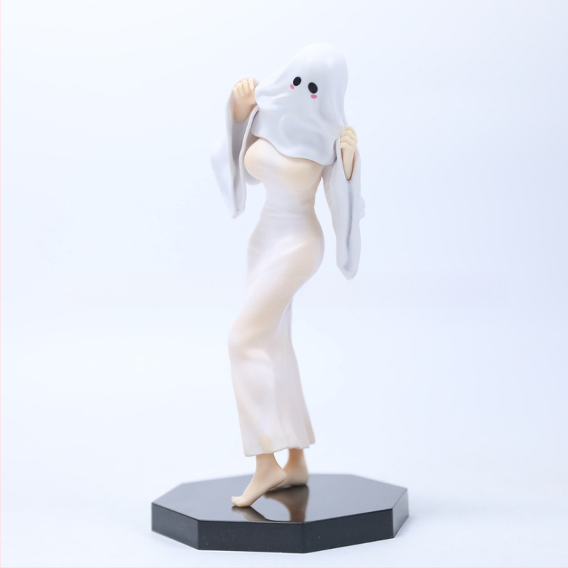 PVC призрачна бюро фигура за Хелоуин, несглобяема, мрежеста опаковка, 14+ играчка, подходяща за възрастни