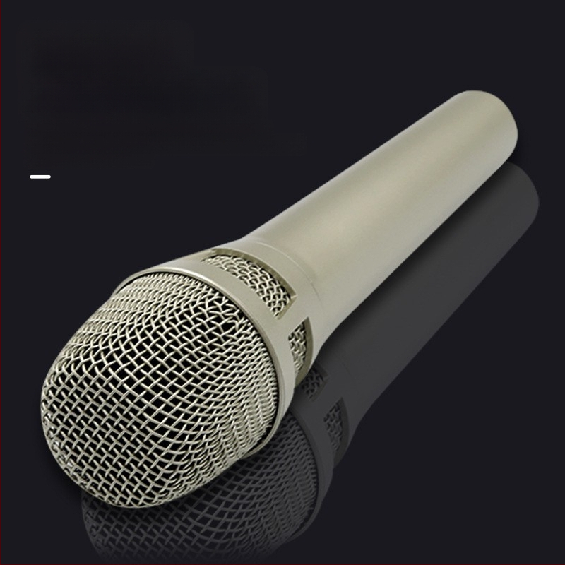 105 μικρόφωνο πυκνωτικό με εξωτερική κάρτα ήχου για ζωντανή μετάδοση και καραόκε - για PC και κινητό - καρδιοειδές μοτίβο λήψης, 100 Hz - 20 kHz, SNR ≥70 dB, Mono
