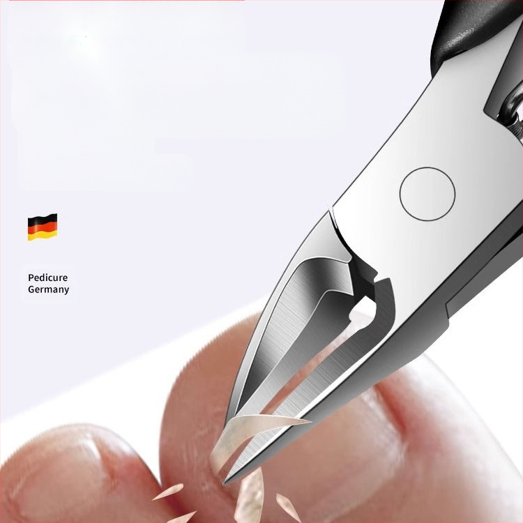 Педикюрен комплект с клещи за нокти и ножици – преносим, домашен модел, неръждаема стомана