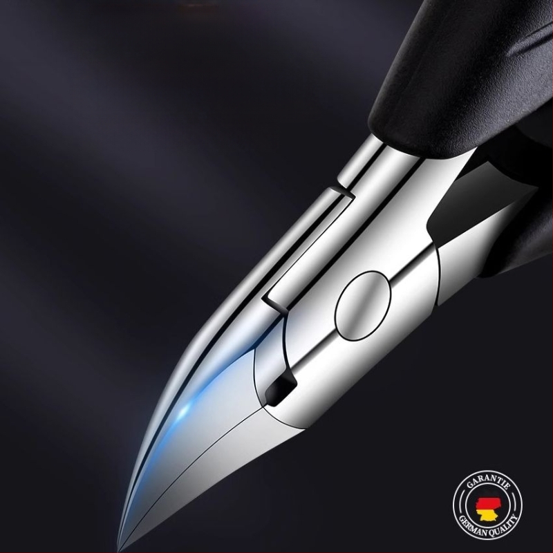 Педикюрен комплект с клещи за нокти и ножици – преносим, домашен модел, неръждаема стомана