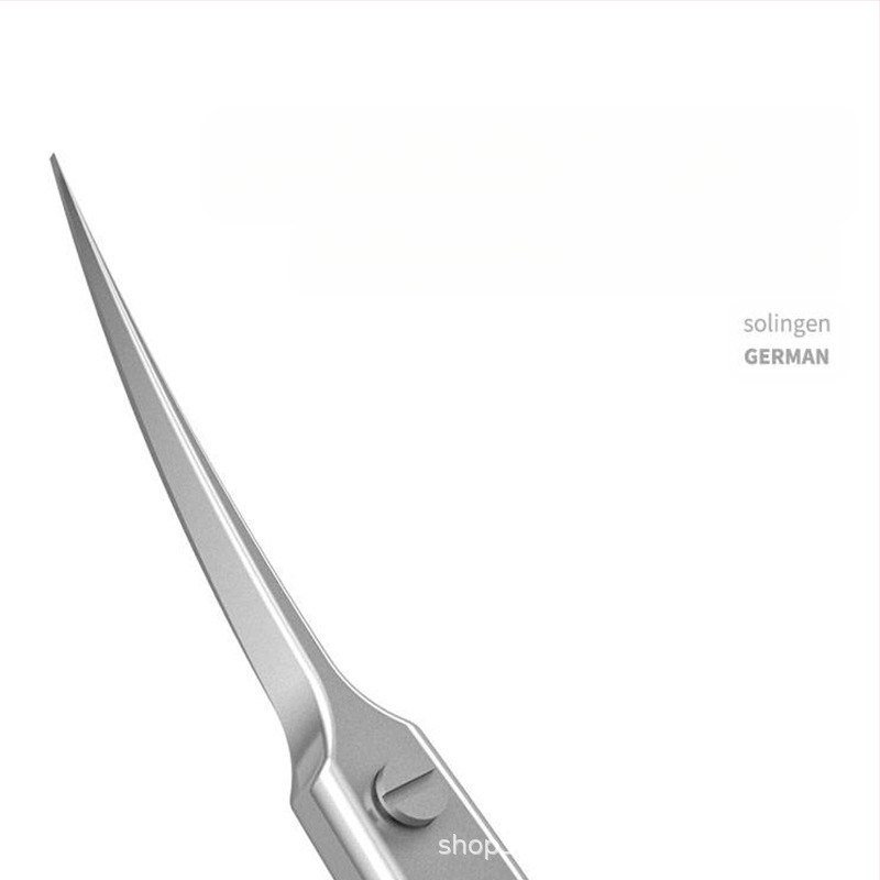 Извит нож за кожички – професионален инструмент за маникюристи, неръждаема стомана