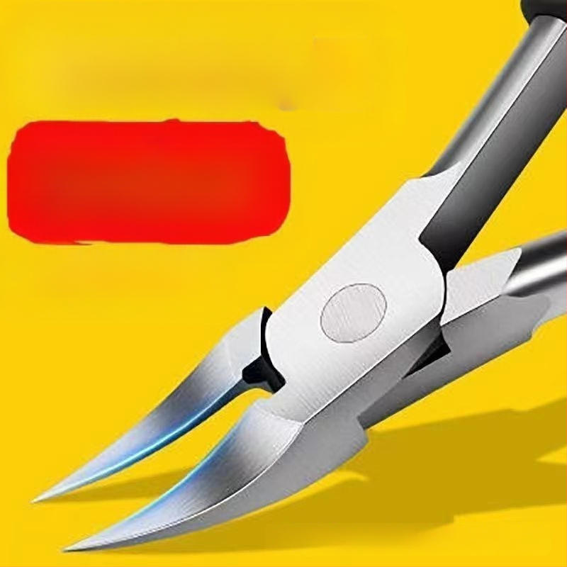 Ноктопедикюр комплект: стоманени клещи за канали на ноктите и наклонени нокътни ножици, педикюрни инструменти и многофункционални пинсети