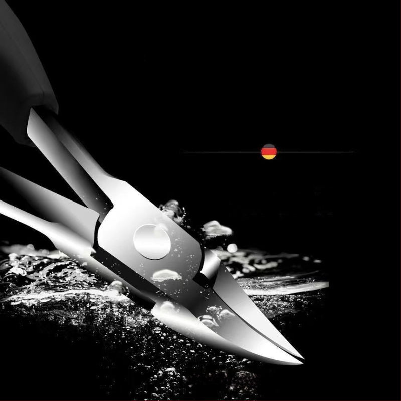 Ноктопедикюр комплект: стоманени клещи за канали на ноктите и наклонени нокътни ножици, педикюрни инструменти и многофункционални пинсети