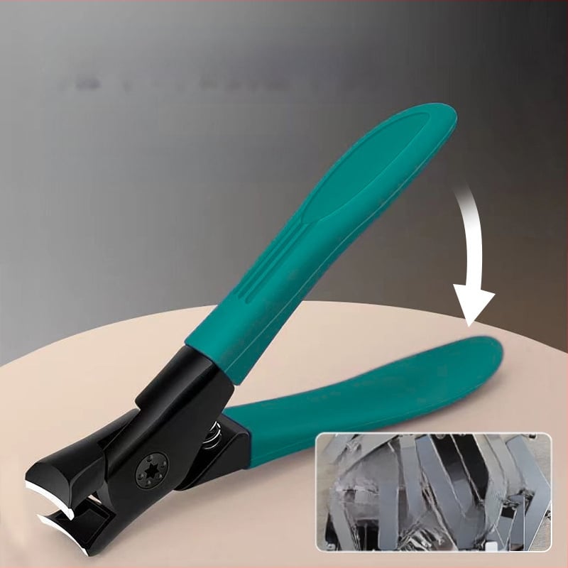 Клещи за нокти, неръждаема стомана, плоска уста, голям отвор, остър ръб, прав лезвие