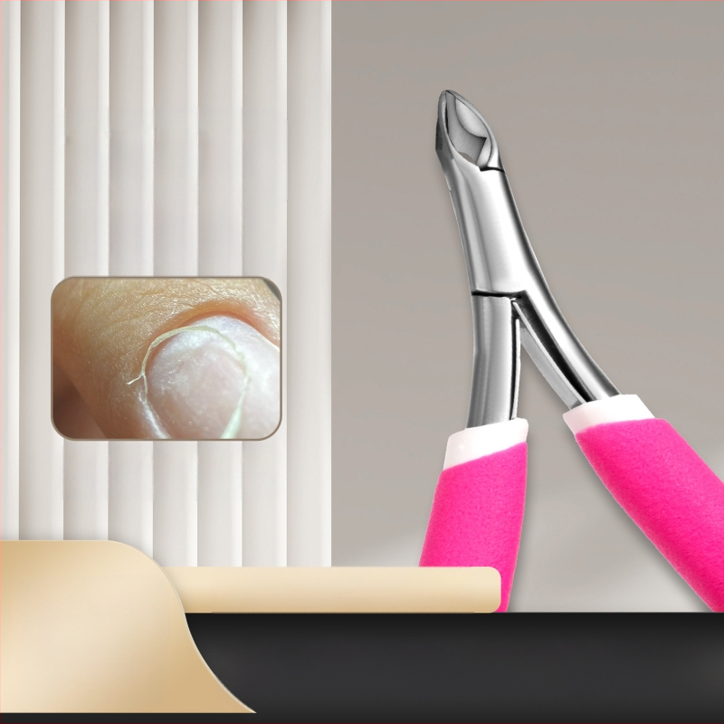 Queen Т-образни ножици за мъртва кожа, силиконова нехлъзгаща се дръжка и неръждаема стомана