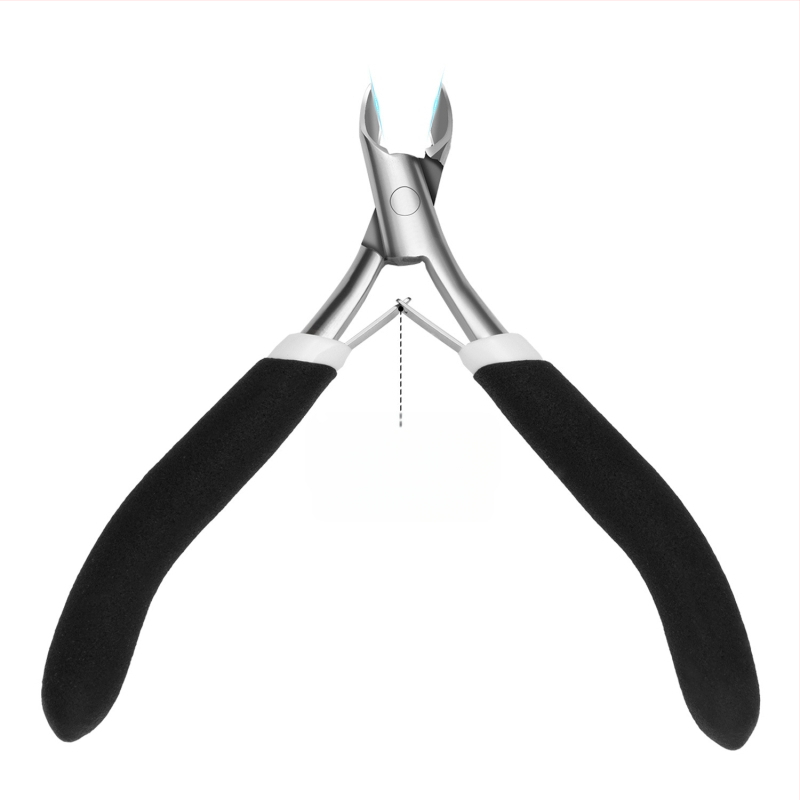 Queen Т-образни ножици за мъртва кожа, силиконова нехлъзгаща се дръжка и неръждаема стомана