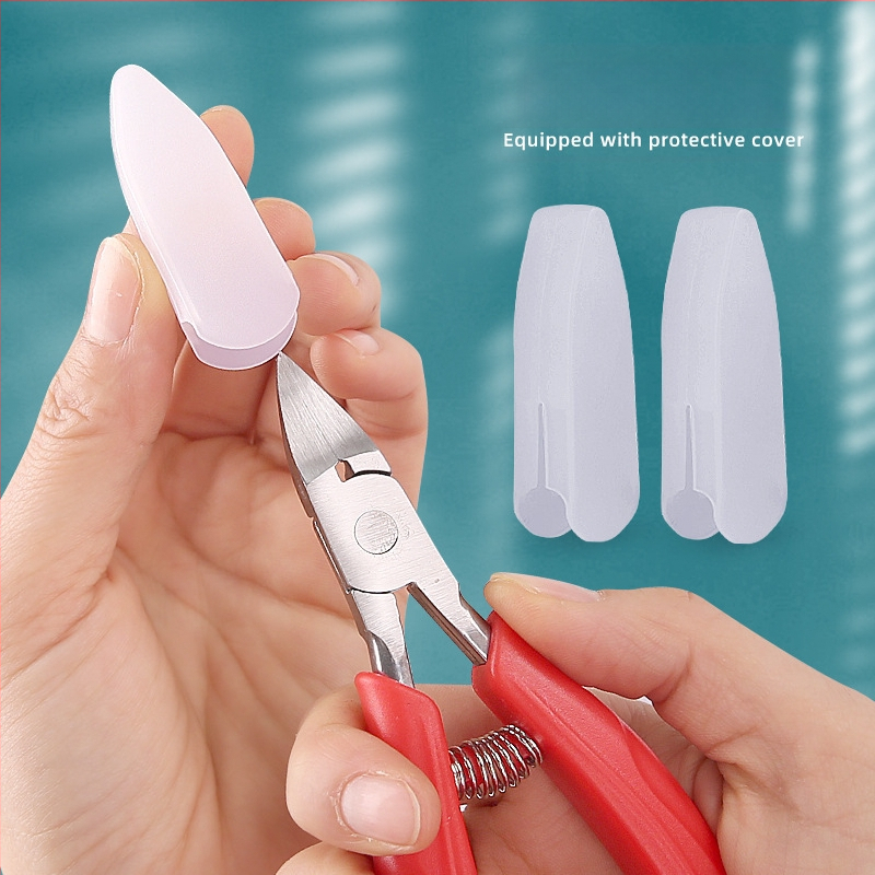 Nerūdijančio plieno nagų pincetas su erelio snapo formos galiuku, įrankis odai ir nagų grioveliams