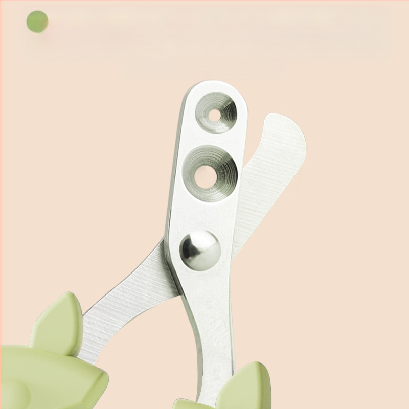 Ножици за нокти за домашни любимци с двойно дупково оформление и кръгла дупка за прецизно подрязване (за котки и кучета)