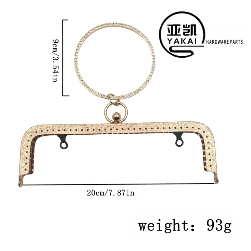 Αξεσουάρ για τσάντες – Σίδηρος, μάρκα YAKAI, μοτίβο λουλουδιών, άνοιξη 2025 έκδοση