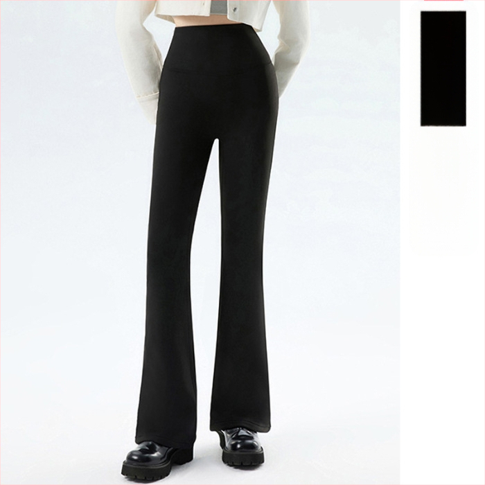 Nėščiųjų ir po gimdymo kelnes su pilvo parama, stora medžiaga, mikroelastinės, poliesterio 30–50% kirpimas, siauras