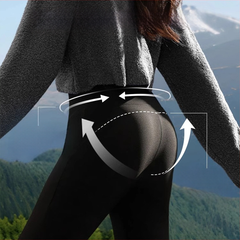 Nėščiųjų ir po gimdymo kelnes su pilvo parama, stora medžiaga, mikroelastinės, poliesterio 30–50% kirpimas, siauras