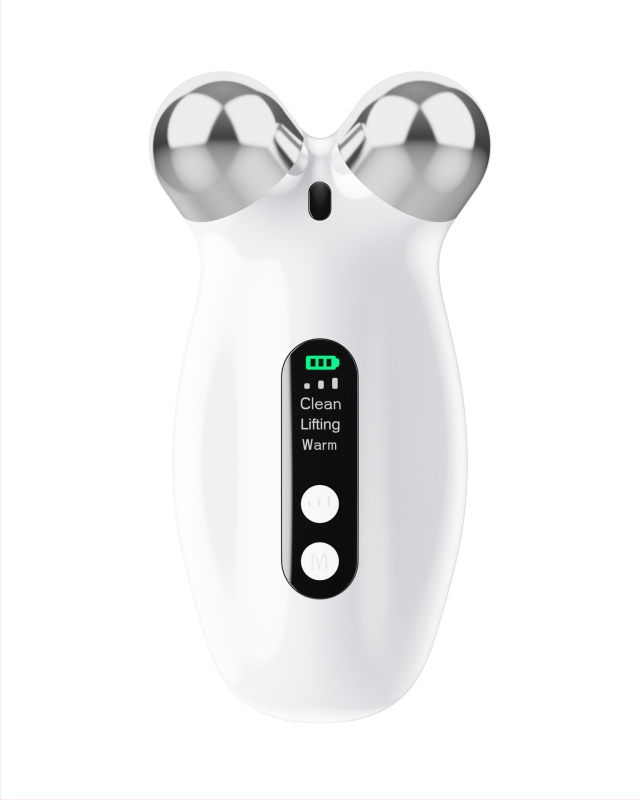 V-Face Roller EMS sejas masāžas ierīce mājas lietošanai: pacelšana un stingrība, portatīva, IPX6 ūdensizturība, iebūvēts 300–500 mAh akumulators, aozhifeng