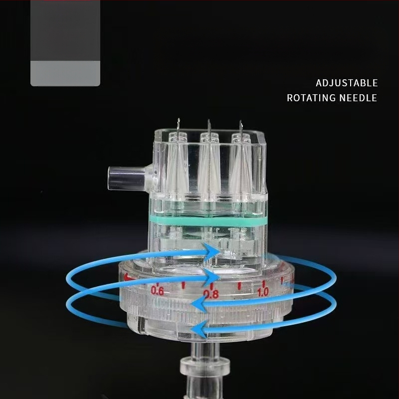 Συσκευή μικροβελόνων με ρυθμιζόμενη αρνητική πίεση, 9 βελόνες, μίας χρήσης, φορητή, ανοξείδωτο ατσάλι