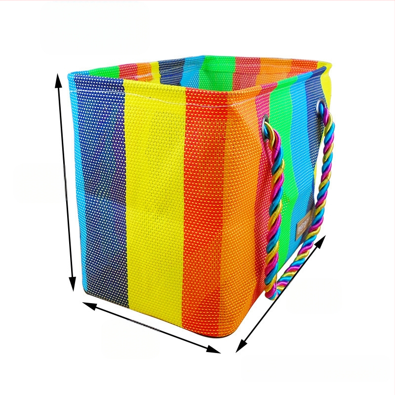 Τσαντα μπάνιου από πλεγτό δίκτυο ρητίνης – πτυσσόμενη, αδιάβροχη, για μπάνιο και αποθήκευση, ιδανική για ταξίδια και σπίτι