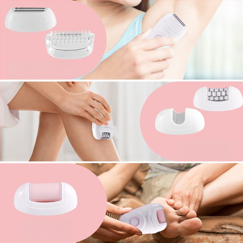 Ηλεκτρικός Αποτριχωτής HT-6258 με USB/Ηλεκτρική Τροφοδοσία, κεφαλή κοπής από ανοξείδωτο ατσάλι, πλήρες πλύσιμο όλου σώματος