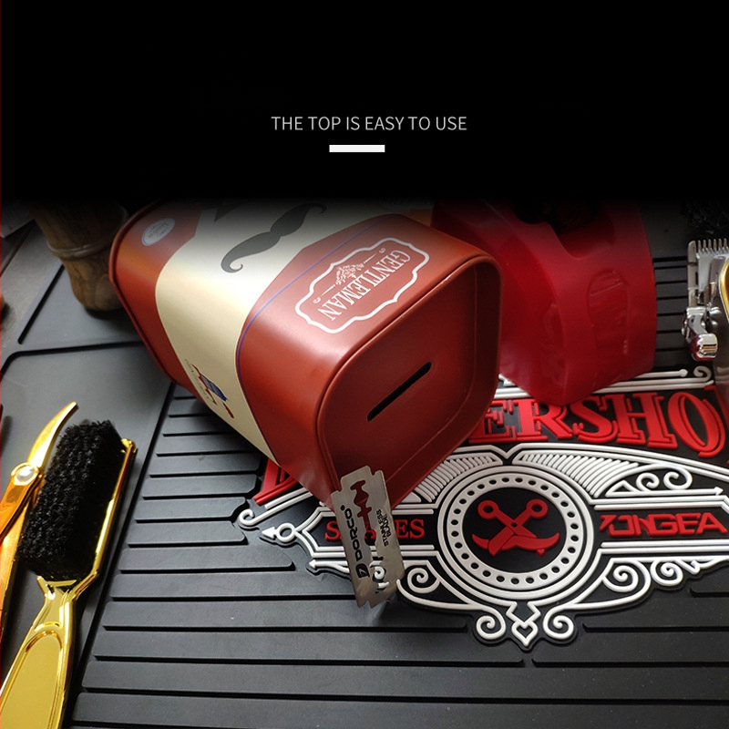 Kaste vienreizējās lietošanas skuvekļu asmeņu uzglabāšanai un atkritumu pārstrādei frizieru salonam