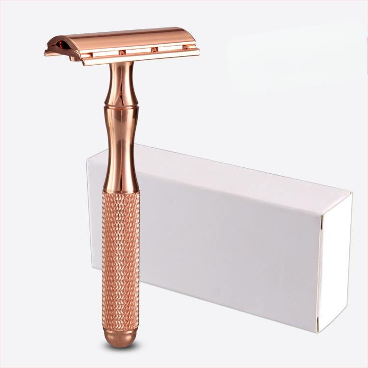 Geely Solid χειροκίνητο δίπλης όψης ξυριστικό με θήκη λεπίδων, κουτί 100 τεμάχια