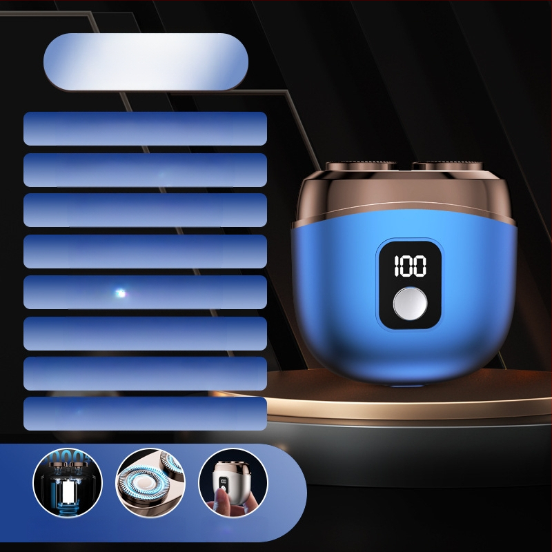 Električni brijač – potpuno periv za tijelo, plutajuća glava s dvostrukim oštricama, ugrađena baterija 500–800 mAh, trajanje rada 50 minuta