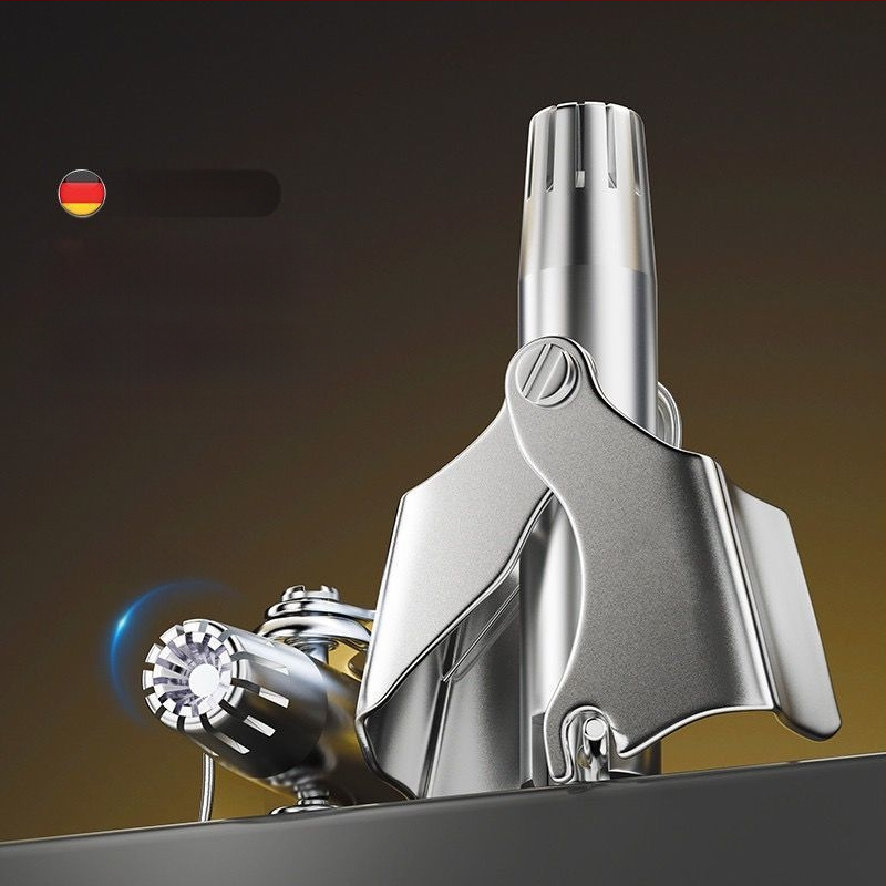 Trimer za nosne dlačice – nehrđajući čelik, ručni, potpuno periv, bez baterije