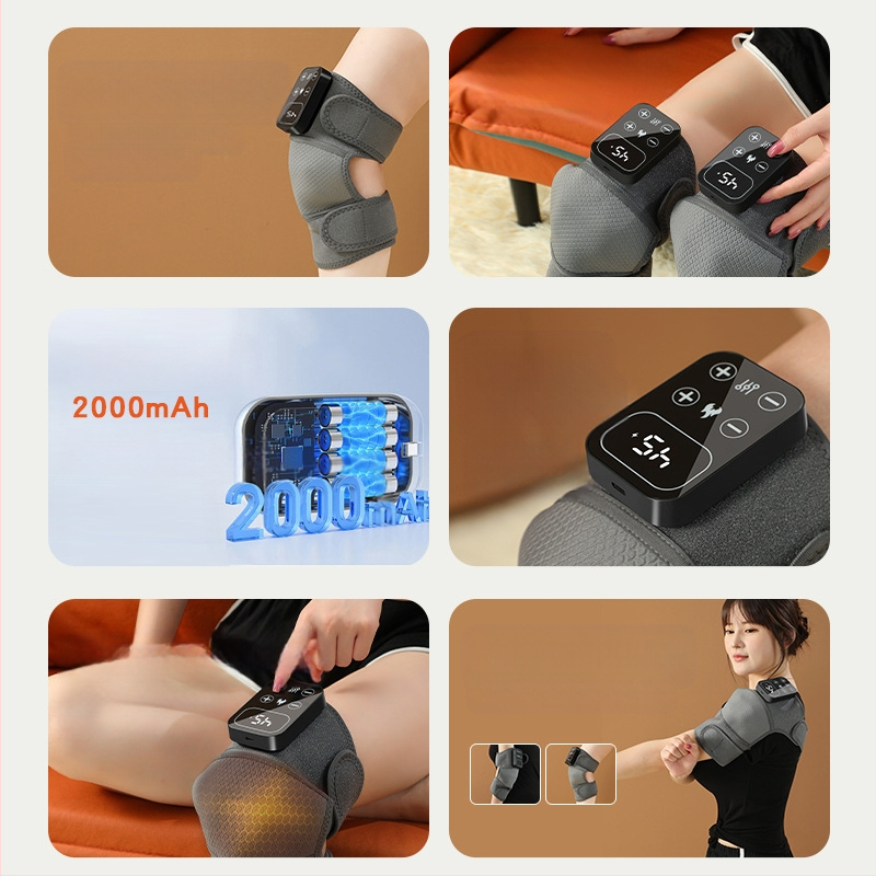 Grijane koljenaste jastuke za masažu s toplom kompresijom, 5V, 8W, 45–65°C, inteligentna kontrola temperature