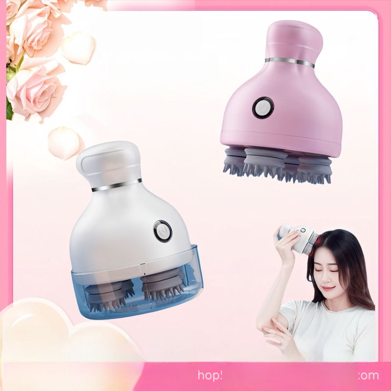 Uređaj za masažu vlasišta s kandžastom glavom, gnječući masažer, punjiv, 3 brzine, model 820, upravljanje gumbom