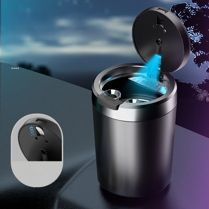 Automobilio peleninė su apšvietimu, vieno mygtuko atidarymas, nešiojama, universalus modelis; medžiaga: plastikas; gamybos procesas: įpurškimo formavimas; svoris: 0.2