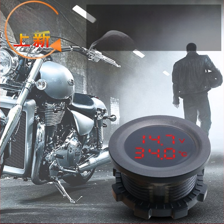 Автомобилен волтметър с двоен цифров дисплей, модел 666