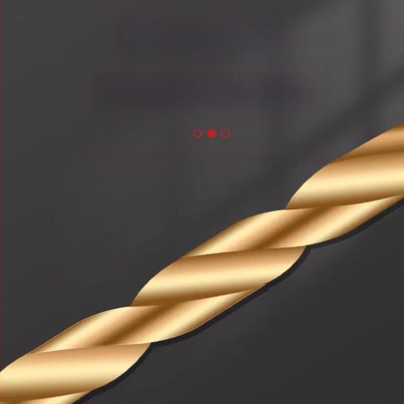 230 τεμάχια τρυπανιών με επίστρωση τιτάνιου, με ίσιο άξονα, για ξυλουργικές εφαρμογές, σε πλαστικό κουτί