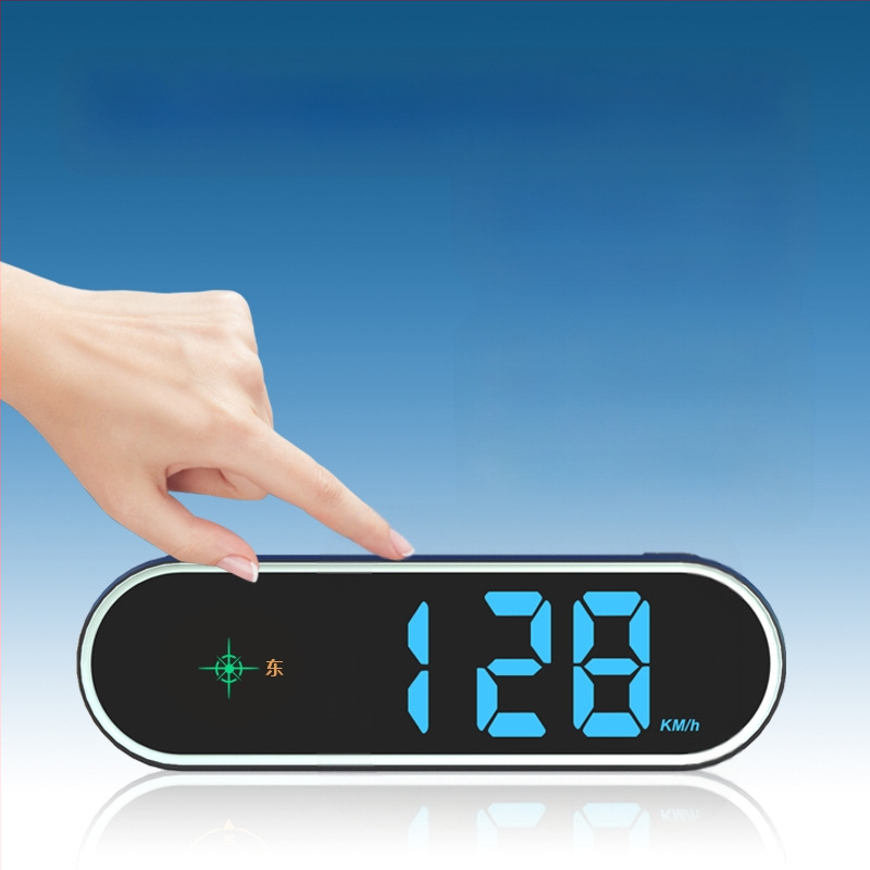 HUD автомобилен дисплей за предното стъкло с вход Beidou и GPS, USB захранване, модел K11, Тип 005, универсална съвместимост