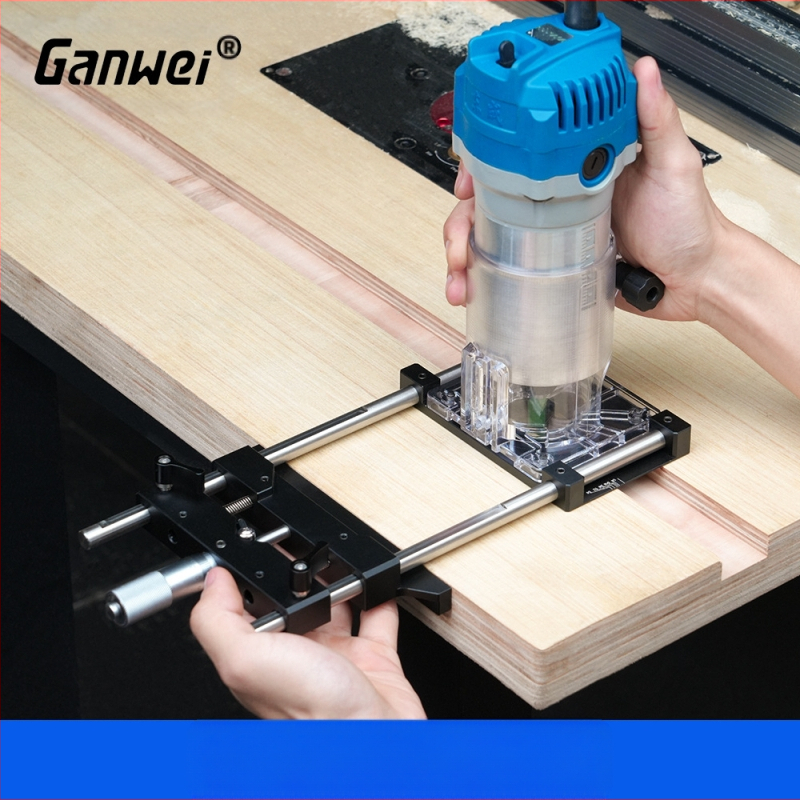 Ganwei праволинеен backer за дървообработване с линейен водач