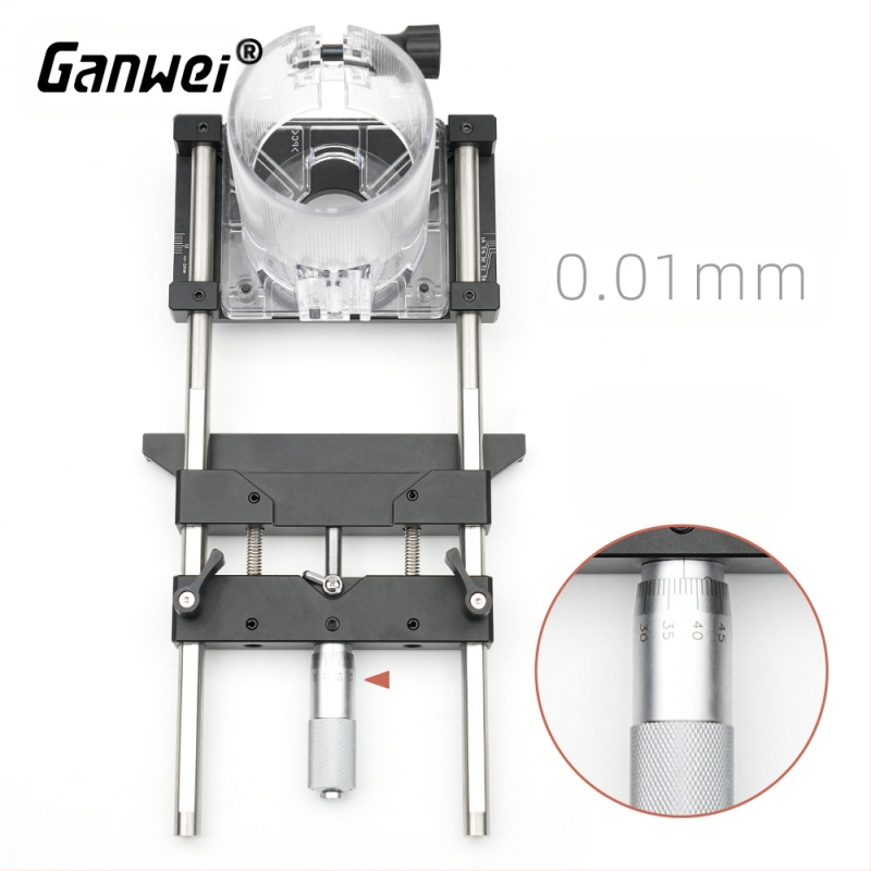 Ganwei праволинеен backer за дървообработване с линейен водач